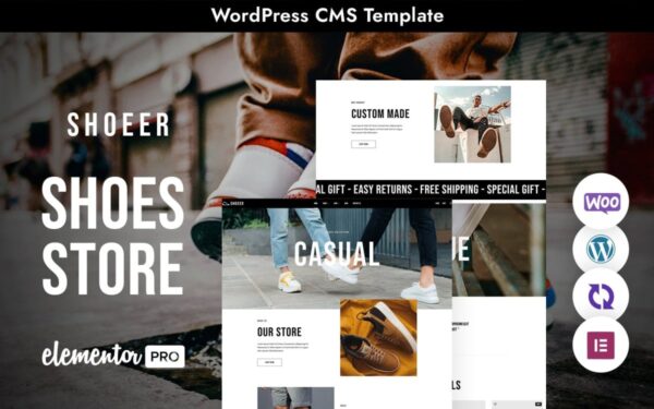 Shoeer - Shoes Store Multipurpose Responsive WordPress Theme - Image 1