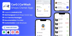 Shop owner app for carq car wash marketplace saas flutter app codermarket.png