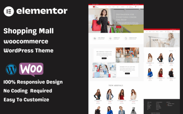 Shopping Mall WooCommerce WordPress Theme - Image 1