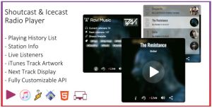 Shoutcast and icecast radio web player gplpixel.jpg