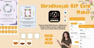 Shradhanjali card maker rip card creator punyatithi card maker codermarket.jpeg