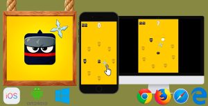 Shuriken hero html5 game phaser 3 gplpixel.jpg