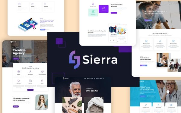 Sierra - Creative & Modern Multipurpose WordPress Theme - Image 1