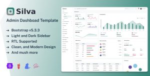 Silva bootstrap admin dashboard ui kit gplpixel.jpg