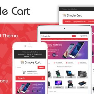 Simple Cart Responsive OpenCart