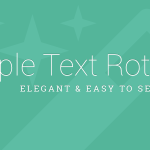 Simple Text Rotator WordPress Plugin