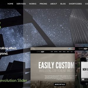 SimpleKey - One Page Portfolio WordPress Theme