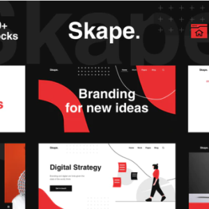 Skape - Creative Multipurpose Digital Agency Business & Portfolio WordPress Elementor Template Kit