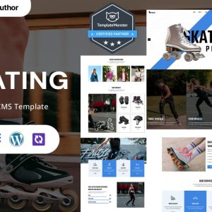 Skate - Skating School, Skateboarding Club And Gear Shop WordPress Elementor Theme