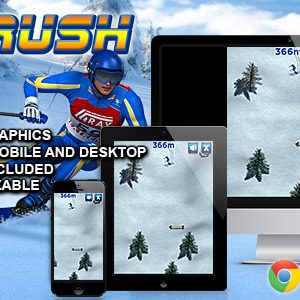 Ski Rush - HTML5 Sport Game