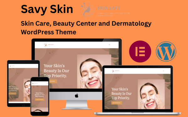 Skin Savy - Skin Care, Beauty Center and Dermatology WordPress Theme - Image 1