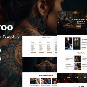Skinink - Tattoo Artist Multipurpose WordPress Theme