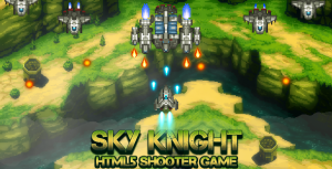 Sky knight html5 shoot em up game gplpixel.png