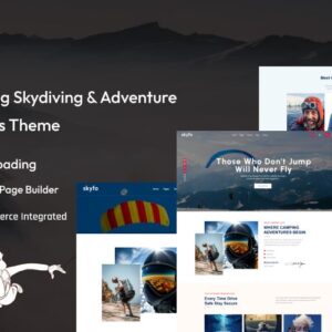 Skyfo - Paragliding Skydiving And Adventure WordPress Theme