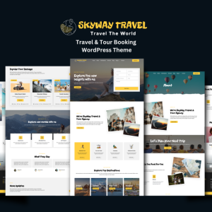 SkyWay - Travel and Tour Booking WordPress Theme