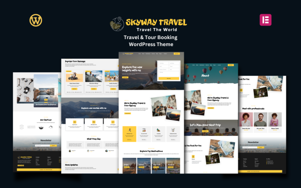 SkyWay - Travel and Tour Booking WordPress Theme - Image 1