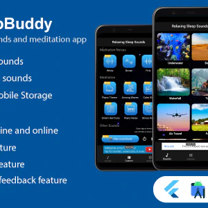 SleepBuddy: Sleep Sounds and Meditation Flutter App
