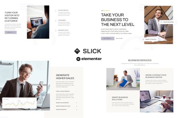 Slick - Multipurpose Business & Marketing Agency Elementor Template Kit - Image 1