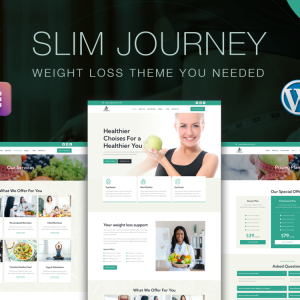Slim Journey - Minimal & Modern Weight Loss Theme