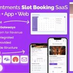 Slotify - Appointment Time Slot Booking SaaS Marketplace with Admin Panel with User App