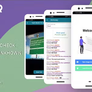 SMART Dictionary (Flutter With AI And API): Convert Image-to-Text, Text-to-Word and Retrieve Meaning