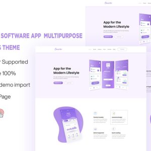 Smarters - Software 0r App Multipurpose & Responsive WordPress Theme