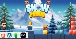 Snow panda html5 game gplpixel.jpg