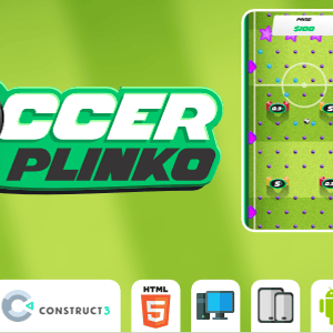 Soccer Plinko - Casino Game - HTML5 Game (Construct3)
