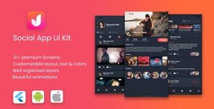 Social app android app template ios app template flutter social app.jpeg