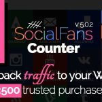 SocialFans - WP Responsive Social Counter Plugin
