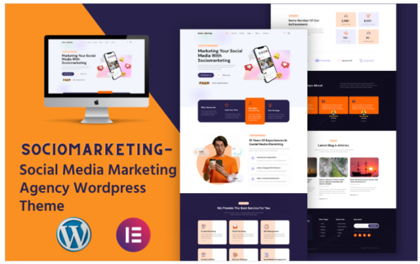 Sociomarketing - Social Media Marketing Agency WordPress Theme - Image 1