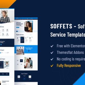 Soffets - Software & IT Service Elementor Template Kit .1