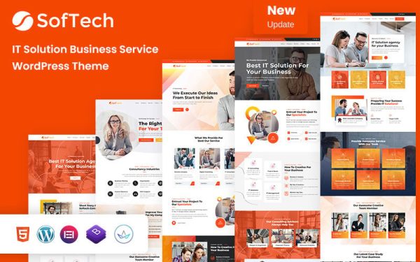 Softech - IT Solution & Business Service WordPress Theme - Image 1