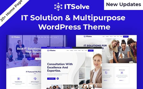 Software Technology & IT Solutions WP Theme - Image 1
