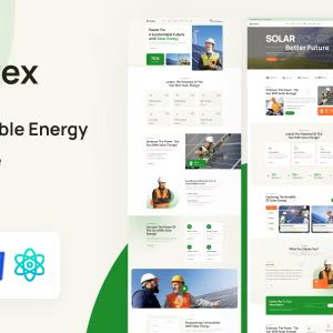 Solarex - Solar & Renewable Energy React Template