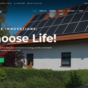Solarro - Solar Energy Company WordPress Elementor Theme