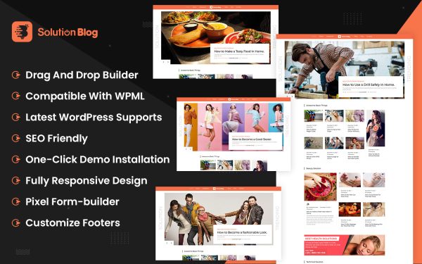Solution Blog WordPress Theme - Image 1