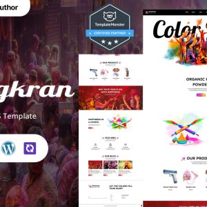 Songkha - Songkran Celebration And Water Festival WordPress Elementor Theme