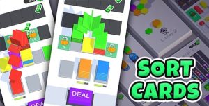 Sort cards hypercasual puzzle game unity codermarket.jpg