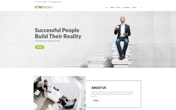 SortProfit - Business & Finance WordPress theme - Image 1
