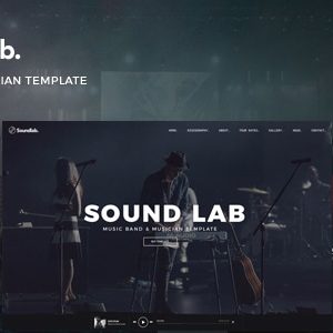 Soundlab - Music Band & Musician Template