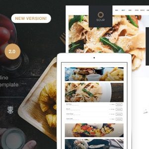 Soup - Restaurant with Online Ordering System Template