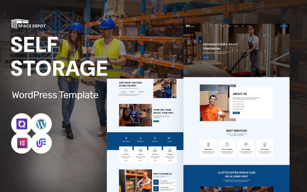 Space Depot - Self-Storage And Moving Services WordPress Elementor Theme - Image 1