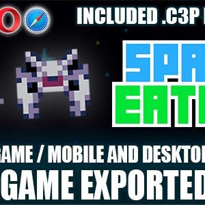 Space Eaters Game - HTML5 / Construct3 Source-Code