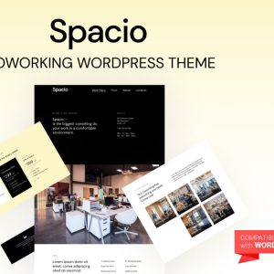 Spacio - Coworking WordPress Theme to Unite Workers