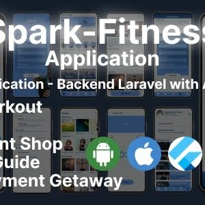 Spark | Fitness & Shop App with Laravel Backend