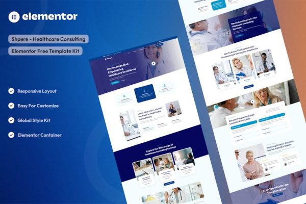 Sphere - Healthcare Consulting Elementor Template Kit - Image 1