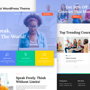 SPIKA - Language School and Course Educational WordPress Theme