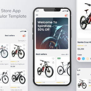 SpinRide - Bike Store Angular Mobile App | PWA