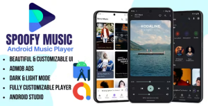 Spoofy music player android app template codermarket.png